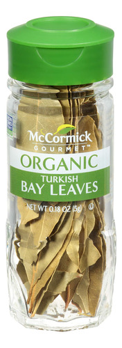 Mccormick Gourmet Hojas Organicas De Laurel Turco, 0.18 Oz