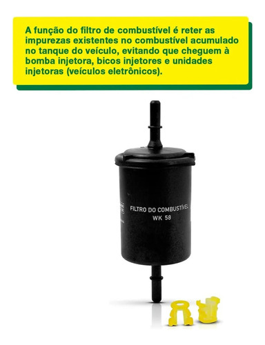 Filtro Combustível Corsa Celta Onix Etios Toro Fit Uno Mann