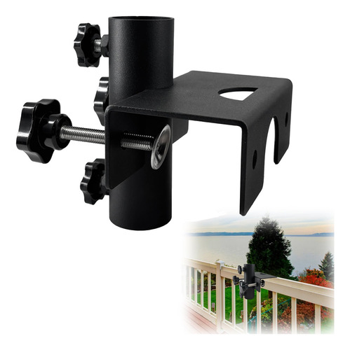 Soporte Adaptable Para Sombrilla, Poste Y Bandera En Diverso