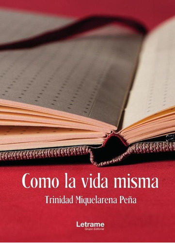 Como La Vida Misma, De Trinidad Miquelarena Peña. Editorial Letrame, Tapa Blanda En Español, 2023