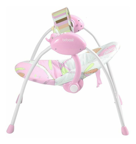 Imagen 3 de 4 de Silla mecedora para bebé Bebesit Mimo eléctrica 8515 rosa