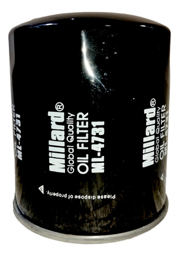 Filtro De Aceite Canter 434 (92-95) Ml-4731 Millard 