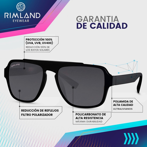 Imagen 5 de 7 de Gafas De Sol Lentes De Sol Rimland Harrison