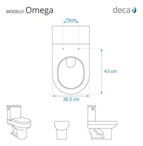 Assento Sanitário Com Amortecedor Omega Cinza Para Vaso Deca Cor Cinza Real