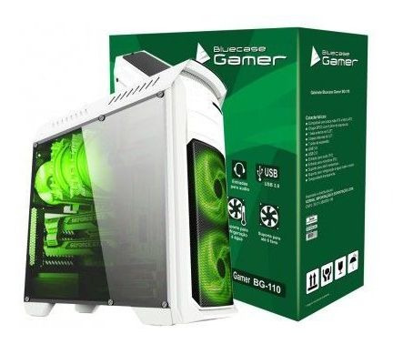 Gabinete Gamer Lateral Acrilico Bg-110 Branco