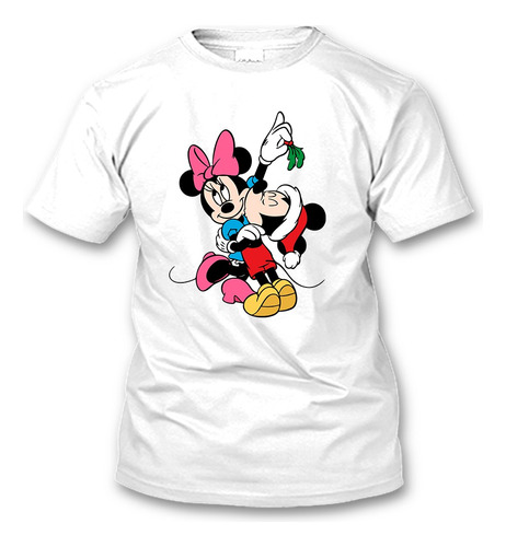 Playera Navidad Mickey Y Minnie Mouse Disney