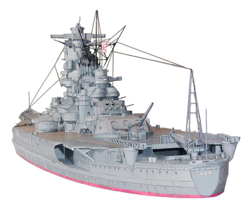 1 Pieza 3d 1/250 Japonés Yamato Barco De La Segunda Guerra M