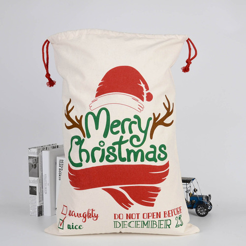 Bolsa De Navidad Con Forma De Saco De Papá Noel, Tamaño Gran Color G