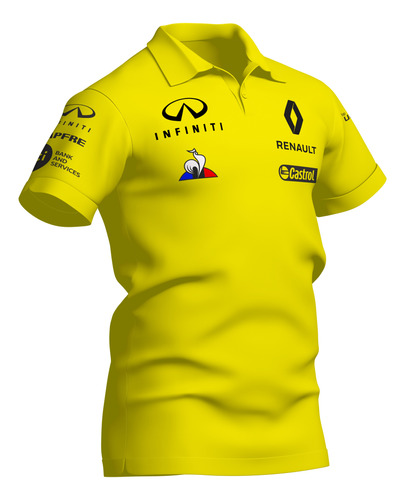 Camiseta Polo Tributo A Renault F1 Team