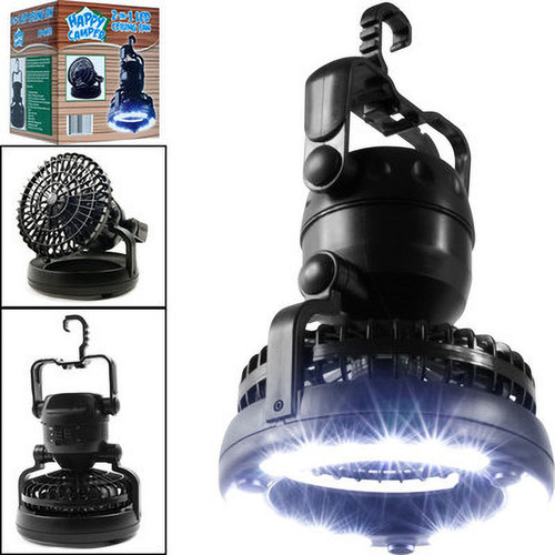 Luz De Camping De 18 Piezas Con Ventilador Led, Ventilador,