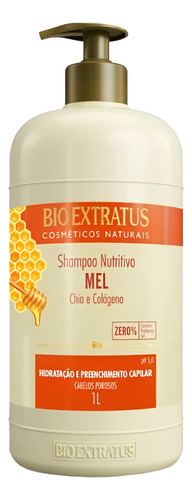 Shampoo Bio Extratus Mel 1l - Cuidado Dos Cabelos