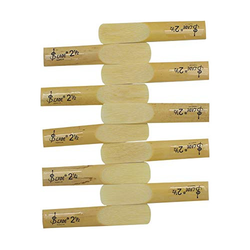 Cañas De Saxofón Alto De Bamboo 10pcs - Fuerza 2.5