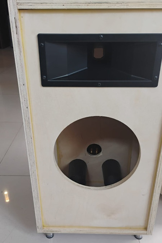 1 Par De Bafles Hi Fi Bocinas Audiofilos Vacios Para 10 Pulg Natural Birch