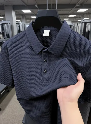 Camisa Polo Texturizada Old Money Masculina Casual Importada