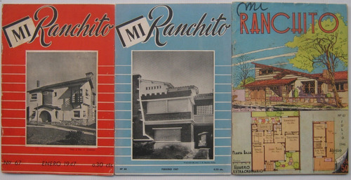 Mi Ranchito 3 Revistas De Colección Años 1946 Y 1947