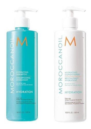 Moroccanoil Kit Shampoo Y Acondicionador Hidratante 500 Ml