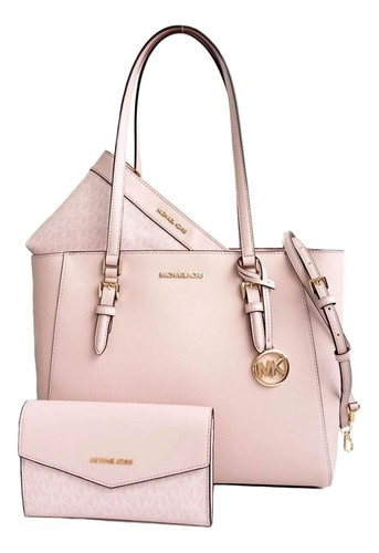 Michael Kors Bag 3 En 1, Rosa, Charlotte 35r3gcft3t Original