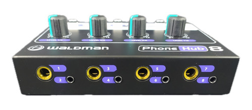 Amplificador De Fone Waldman Ph-8 Phone Hub 8 Com Fonte 100v/240v