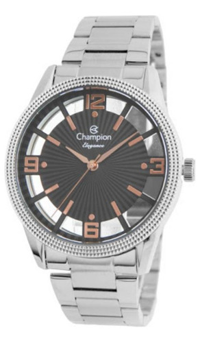 Relógio Champion Cn20882w Feminino Prateado 50mts
