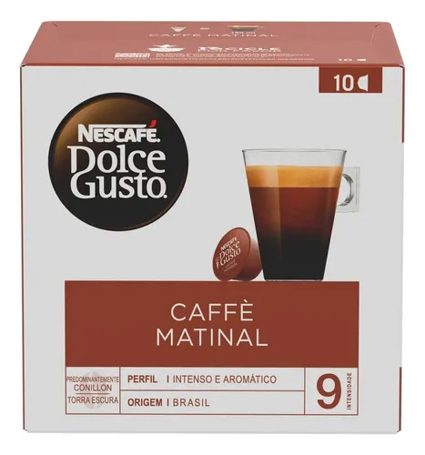 Capsula Nescafé Dolce Gusto Caffe Matinal Caixa Com 10 Unid