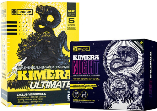 Kit Kimera Ultimate Termogênico + Kimera Night Sabor Sem sabor