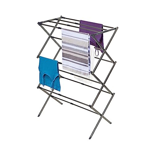 3 Tier Expandable Collapsing Foldable Laundry Rack For ...