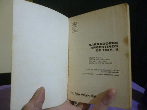 Narradores Argentinos De Hoy 2 - Aavv (ver Detalle) (Usado)
