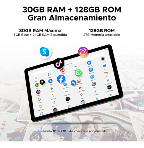 Doogee Tab A9pro+ Android 15 11 Pulgadas Con Ratón Y Teclado