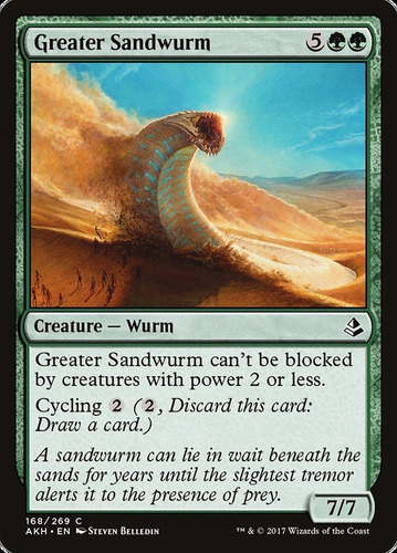 Carta Magic Greater Sandwurm Amonkhet Mtg Bsas