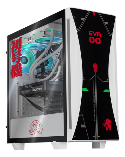 Xtreme Pc Gaming Geforce Rtx 5060 Ti Amd Ryzen 9 7900x Ddr5 32gb Ssd 1tb Sistema Liquido Wifi Evangelion 00 White