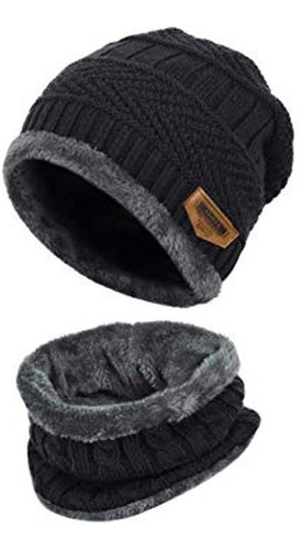 Gorro Y Bufanda  Unisex Unitalla Algodón Varios Colores