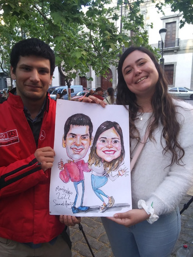 Caricaturas A Color Personalizadas Por Foto