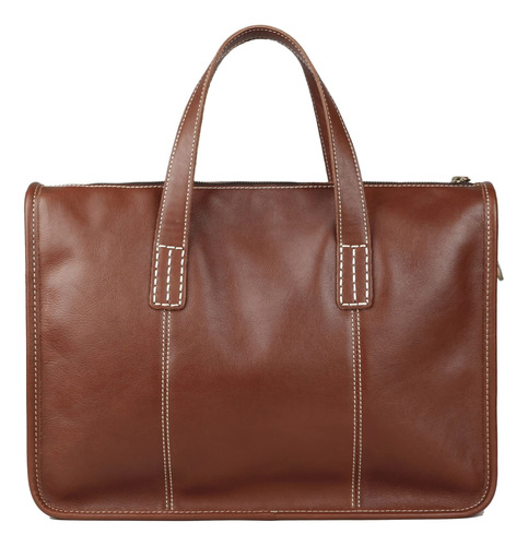 Bolso Mensajero Casual Para Hombre Maletin Cuero Portatil