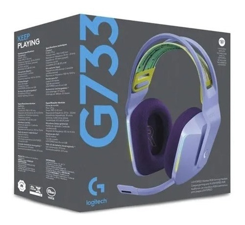 Auriculares Logitech G733 Rgb Wirelees Con Blue Voice