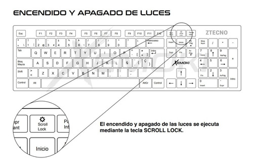 Imagen 7 de 8 de Teclado Gamer Xemoki Usb Retroiluminado Led Gaming Pc Gamer