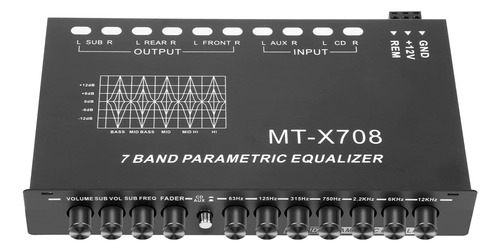 Ecualizador De Coche De 7 Bandas, Ecualizador De Audio Para