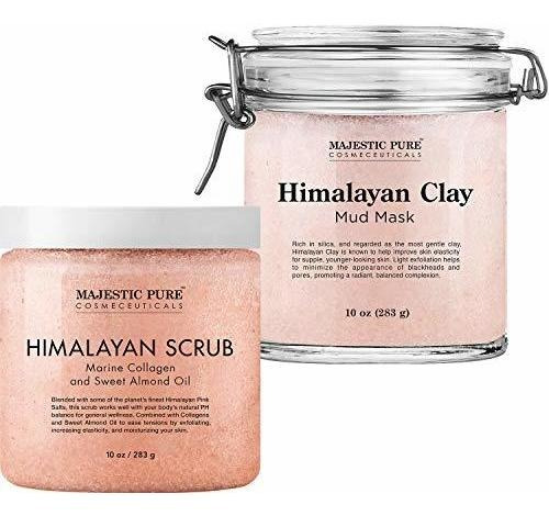 Majestic Pure Himalayan Scrub With Collagen (10 Oz) And Hima