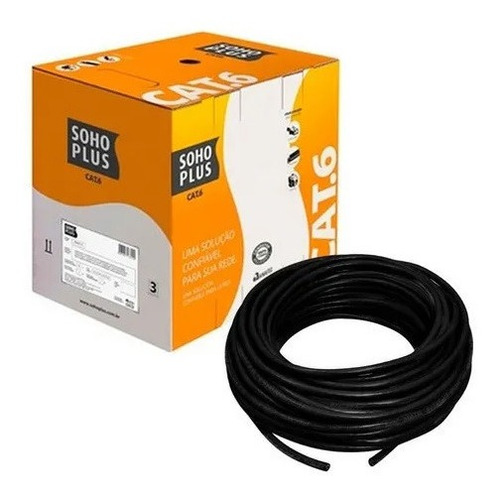 Imagem 2 de 2 de Cabo De Rede Furukawa Soho Plus Cat6 U/utp 24awg 305m