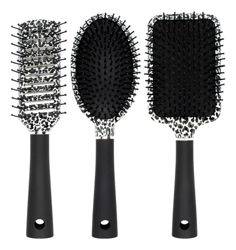 Diswald & Co Kit X3 Cepillos De Pelo Araña Ovalado Raqueta