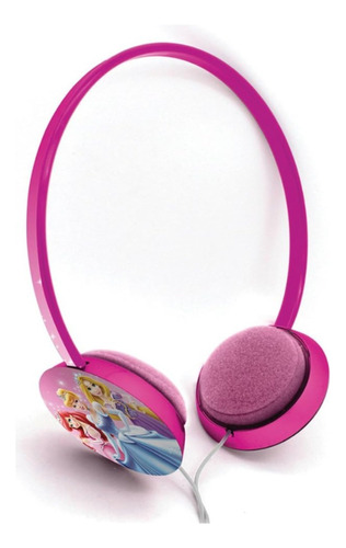 Auricular Disney Princesas Niños Celular Pc Tablet Rosa