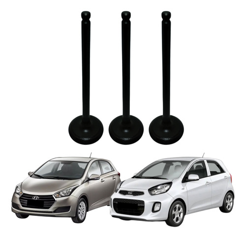 Valvula Admissão 3 Kia Picanto 1.0 12v 3cil Flex F3lab 2016