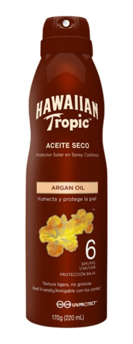 Hawaiian Tropic Protector Solar Spf 6 Aceite Seco - 220ml