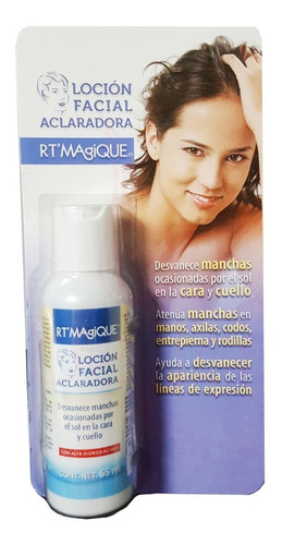 Locion Facial Aclaradora Sin Manchas Rt Magique 65 Ml 1 Pza