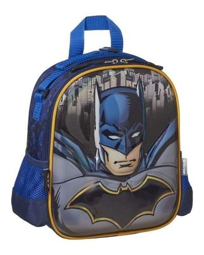 Lonchera Escolar Batman Marca Urbania Color Negro