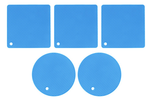 Almohadillas Térmicas Multiusos Azules, 5 Unidades, 2 Redond