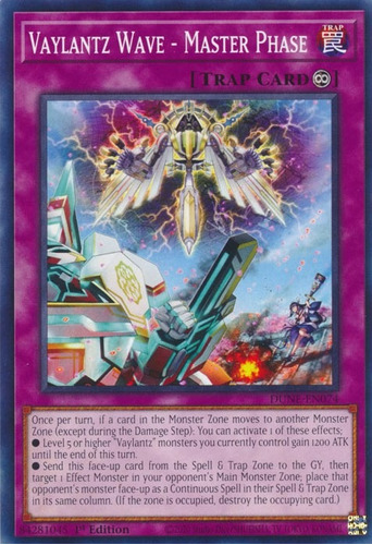 Vaylantz Wave - Master Phase (dune-en074) Yu-gi-oh!