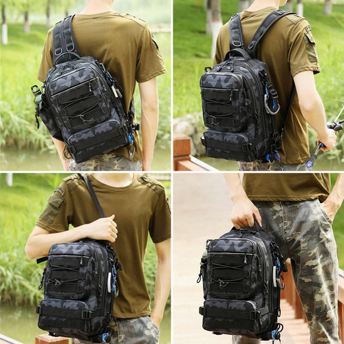 Mochila Pesca Almacenamiento Impermeable Cuerpo