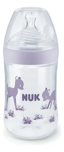 Mamadera Nuk Nature Sense 260ml Sil T2 Rosa - Bebés Y Niños
