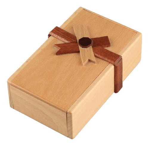 Caja Mágica De Madera De Haya Con Compartimentos Secretos