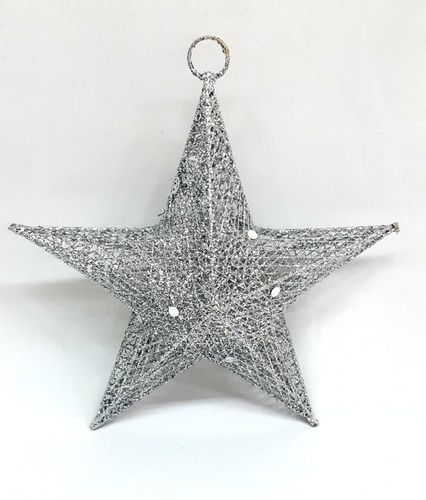 Estrella 30 Cm Plata #31121/ Arbol De - Navidad  Sheshu